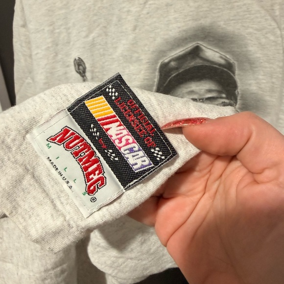 Nascar Graphic Tee Dale Earnhardt 90s Vintage - White Sz XL - Picture 2 of 5